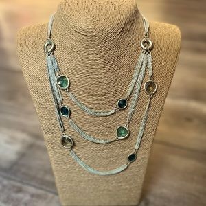 Kenneth Cole Triple Strand Necklace